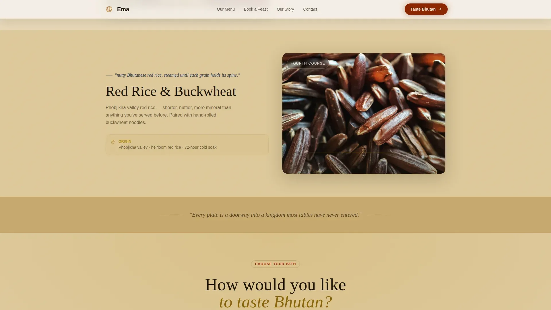 Expert Cultural Catering | Free Website Template | Rocket