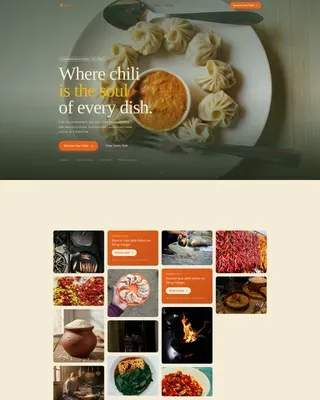 Artisan Himalayan Cuisine | Free Website Template | Rocket