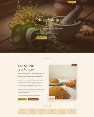 Warm Latin Bistro | Free Website Template | Rocket