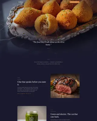 Authentic Brazilian Catering | Free Website Template | Rocket