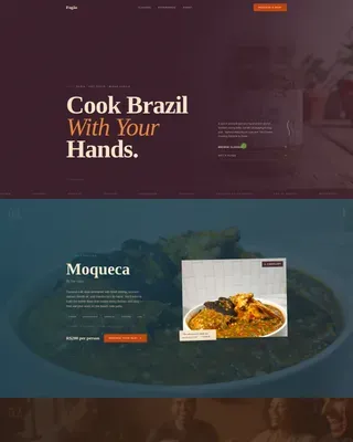 Immersive Rio Kitchen | Free Website Template | Rocket