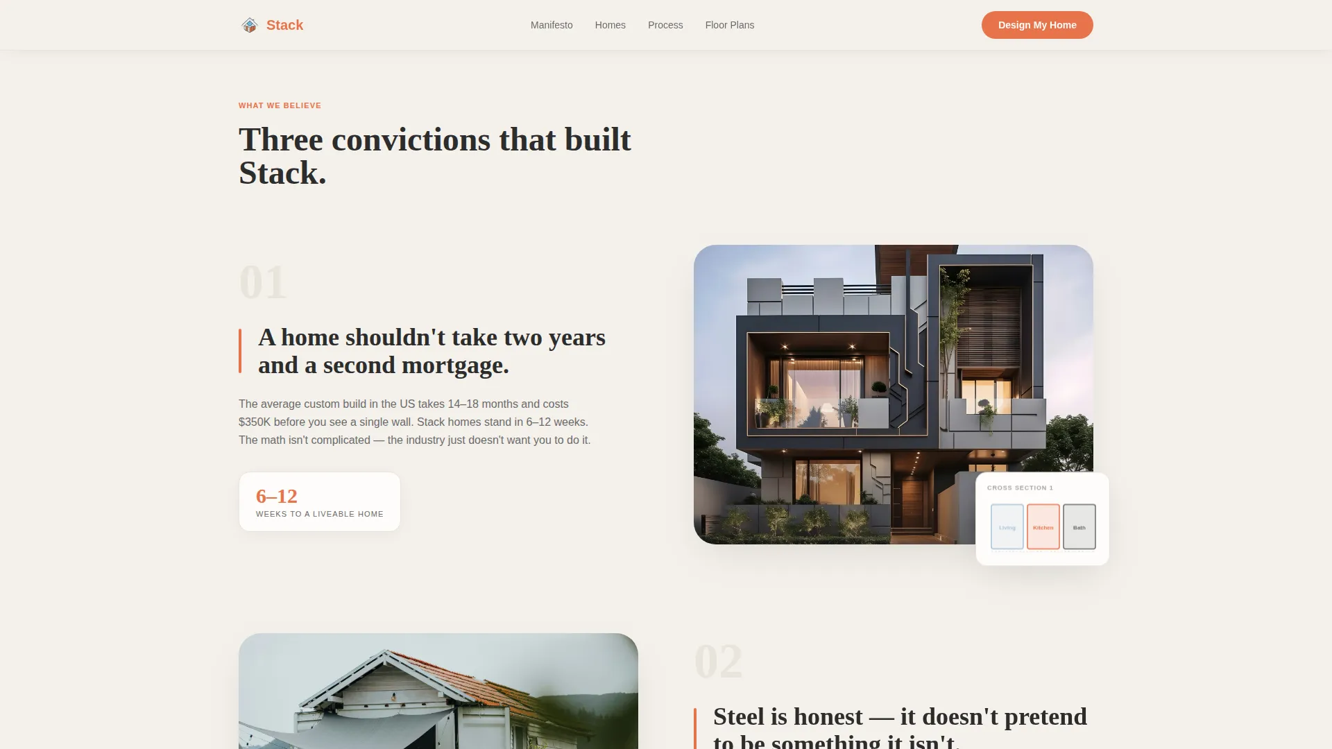 Tiny & Alternative Architecture Professional Website Template