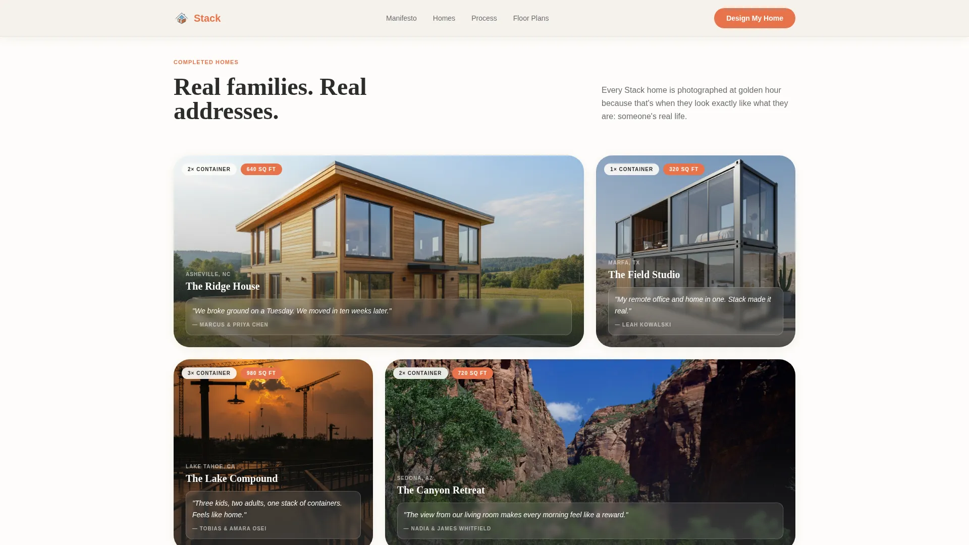 Tiny & Alternative Architecture Professional Website Template