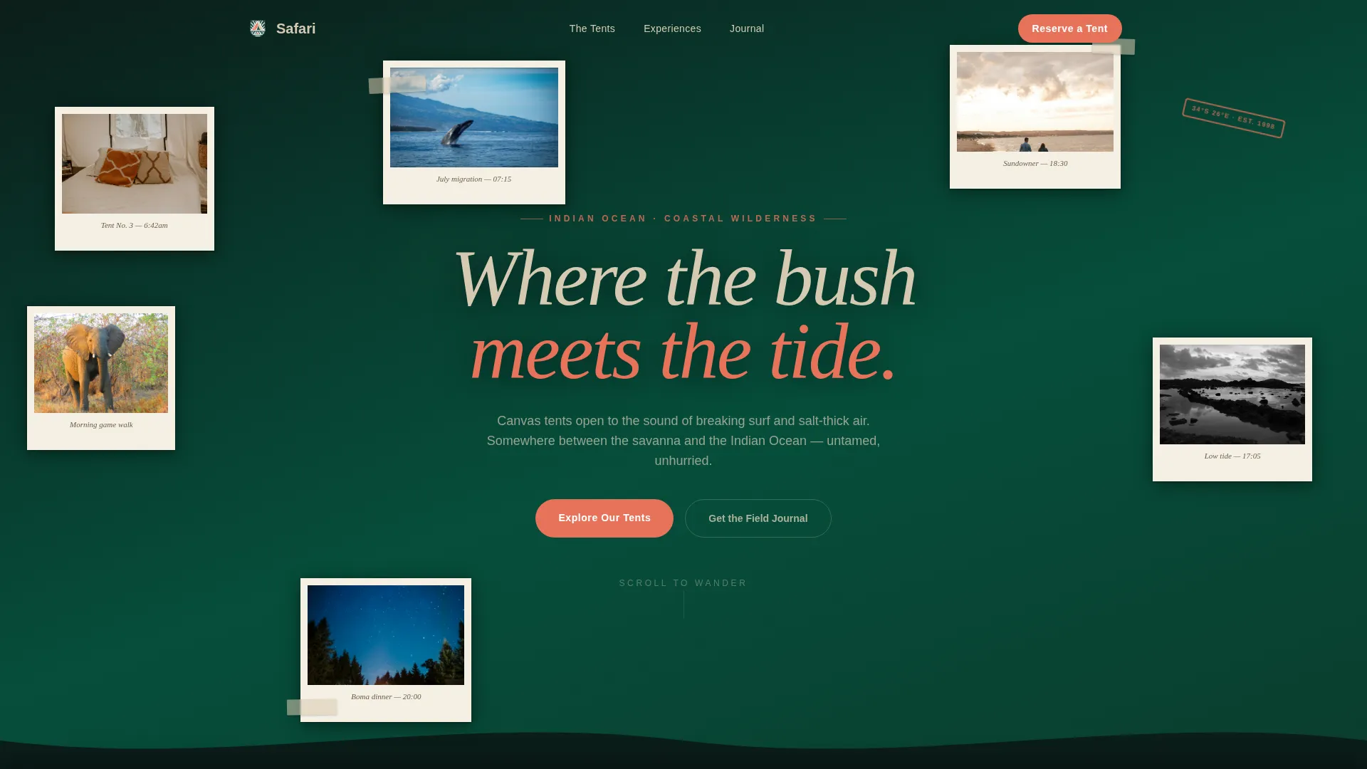 Unique Stay & Accommodation Booking Website Template
