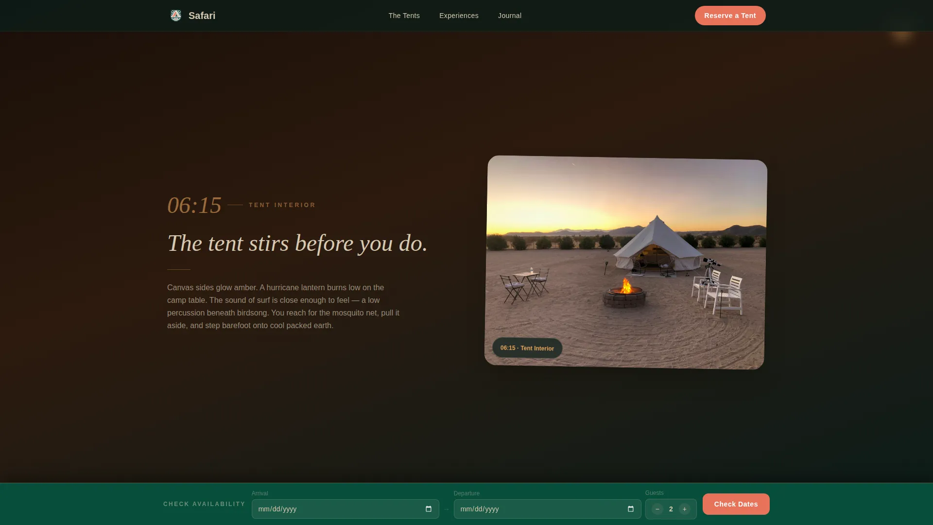 Unique Stay & Accommodation Booking Website Template