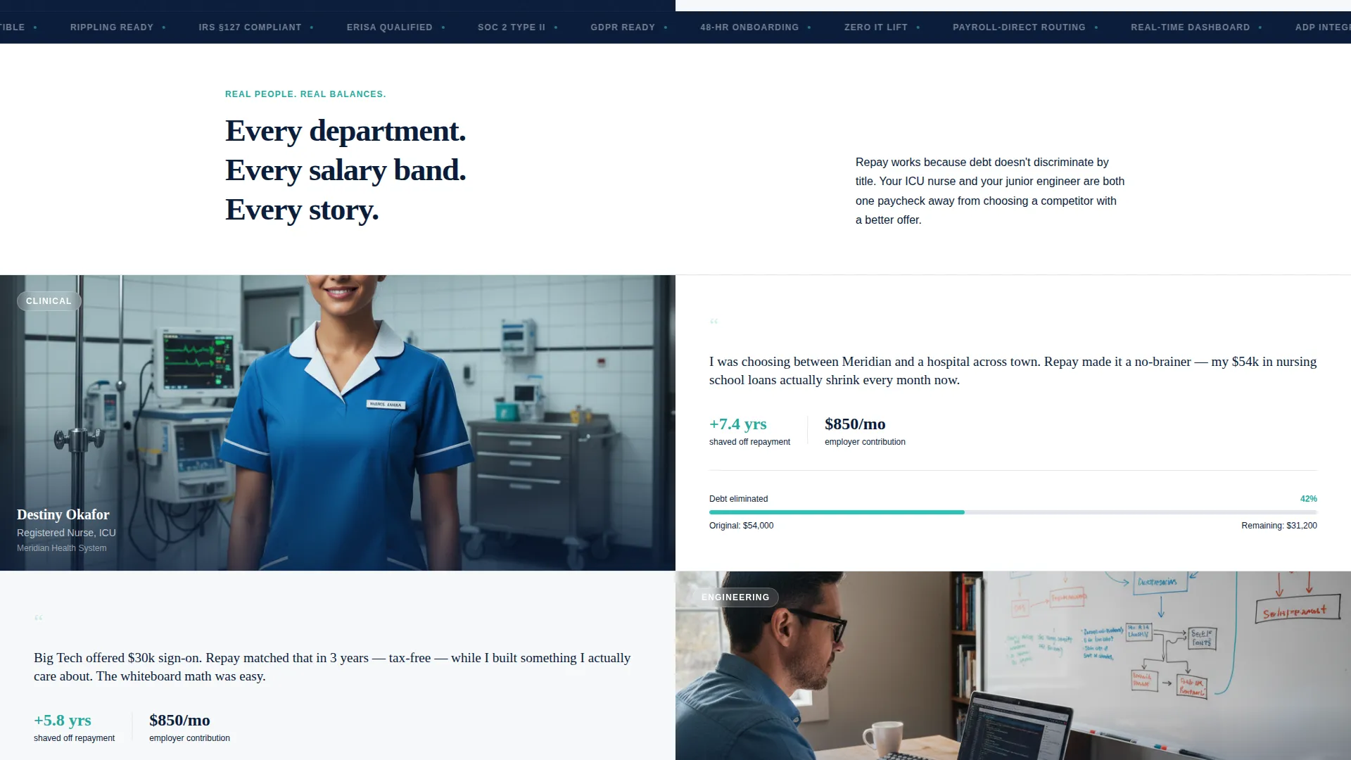 Employee Wellness & Benefits Booking Website Template