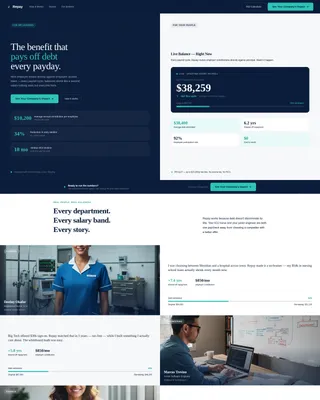 Employee Wellness & Benefits Booking Website Template