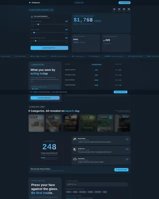 E-Commerce Store Pre-Launch Revenue Calculator Website Template