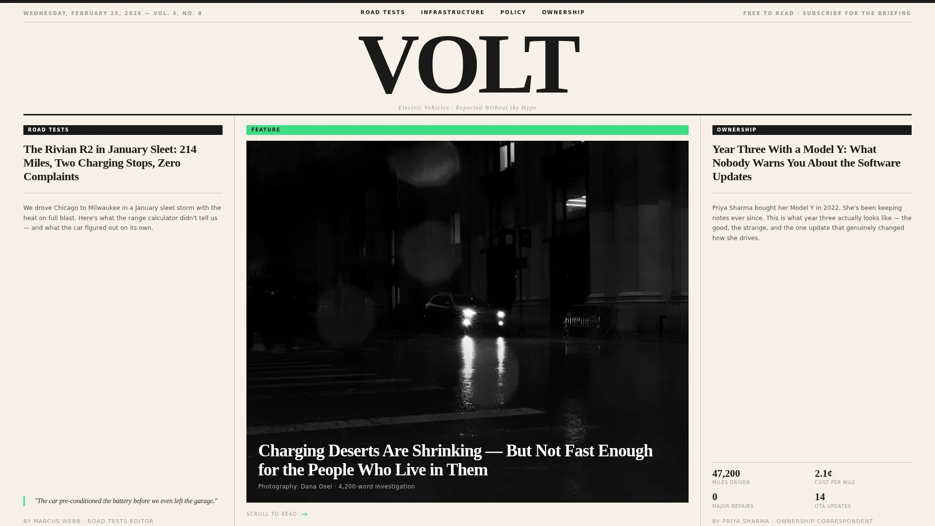 Auto & Mobility Blog Blog Website Template
