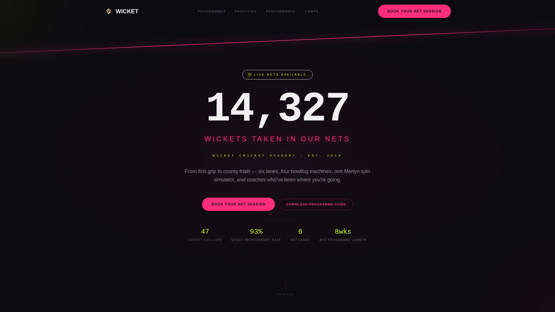 Sports Academy & Coaching Booking Website Template