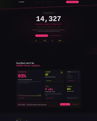 Sports Academy & Coaching Booking Website Template