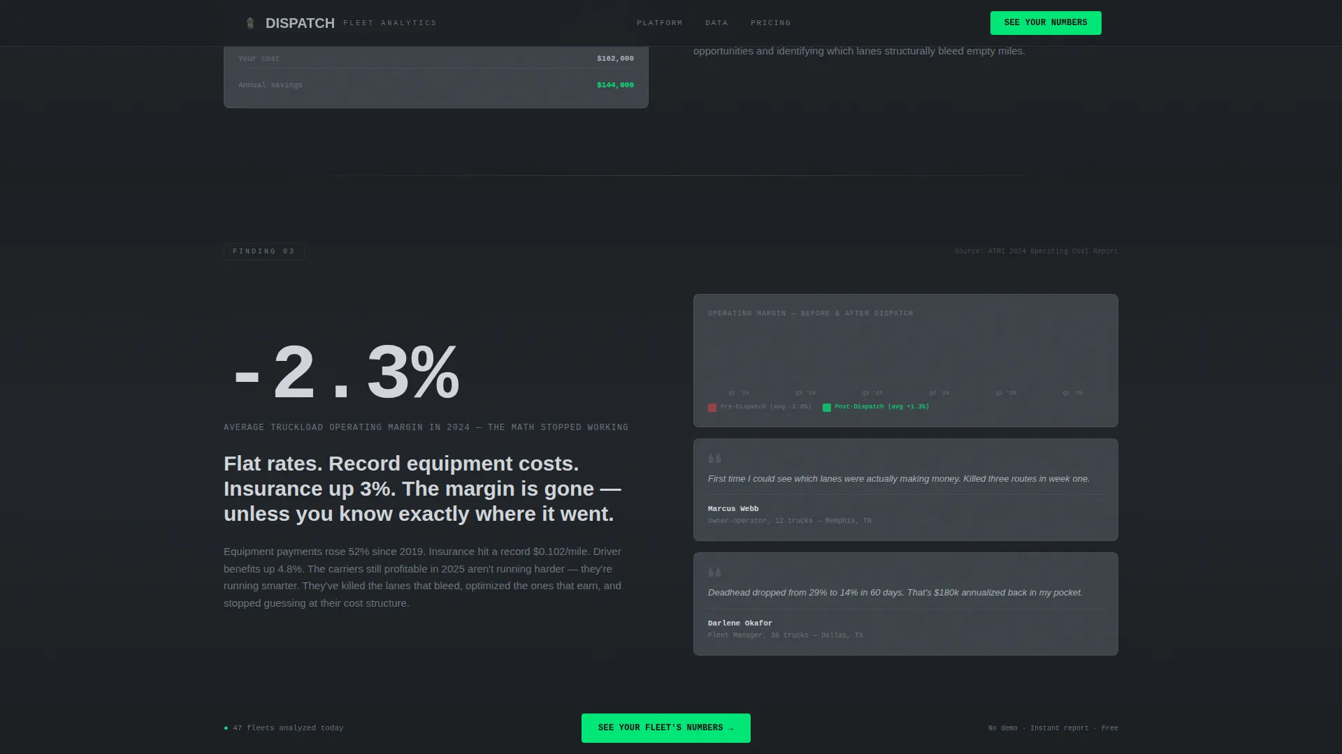Trucking Vertical SaaS Professional Website Template