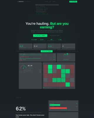 Trucking Vertical SaaS Professional Website Template