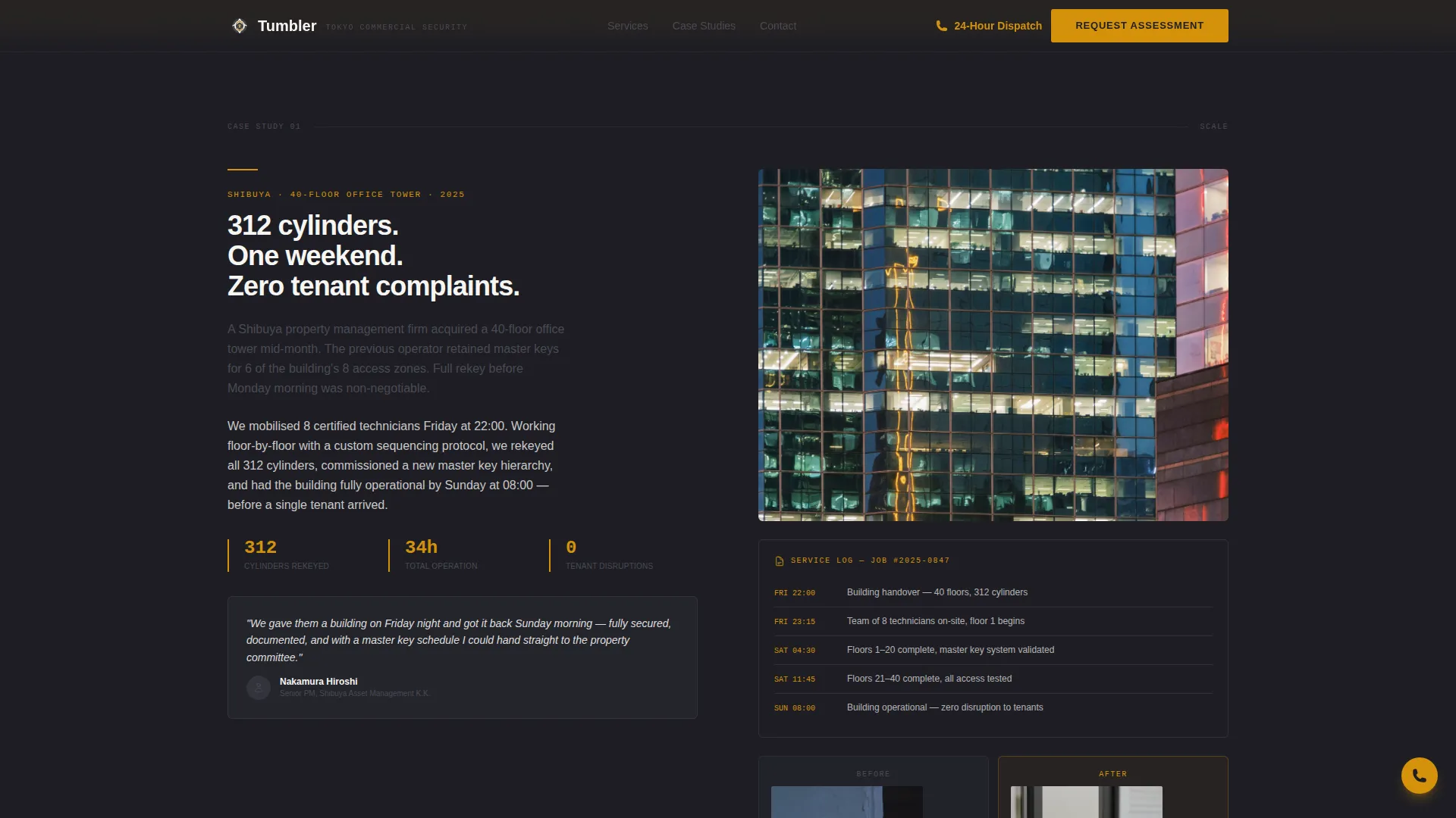 Precision Locksmith | Free Website Template | Rocket