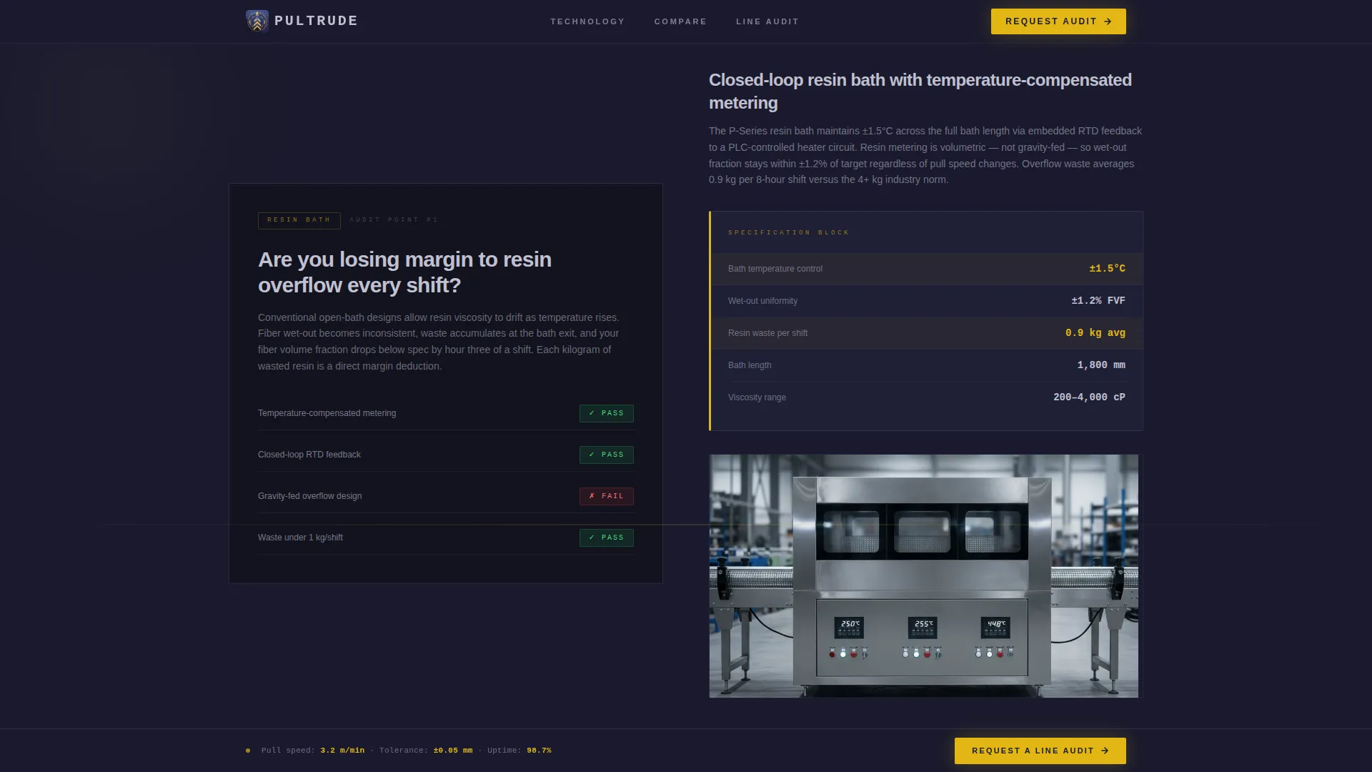 Manufacturing Processes Professional Website Template
