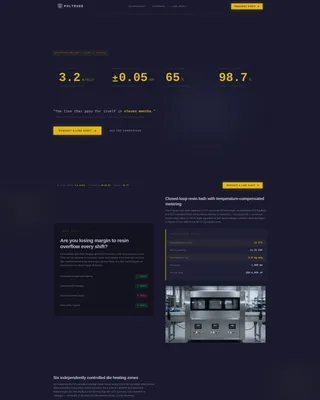 Manufacturing Processes Professional Website Template