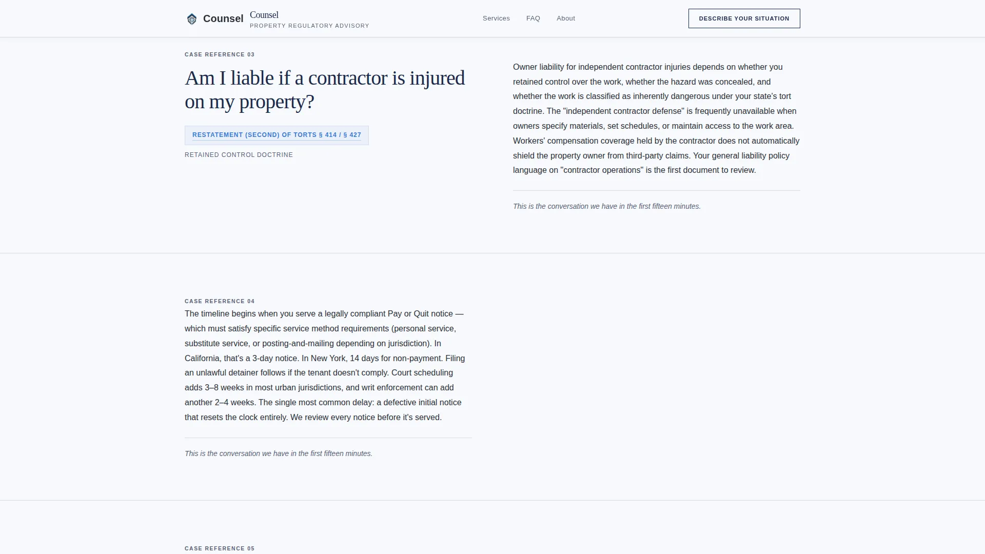 Real Estate Consulting Booking Website Template