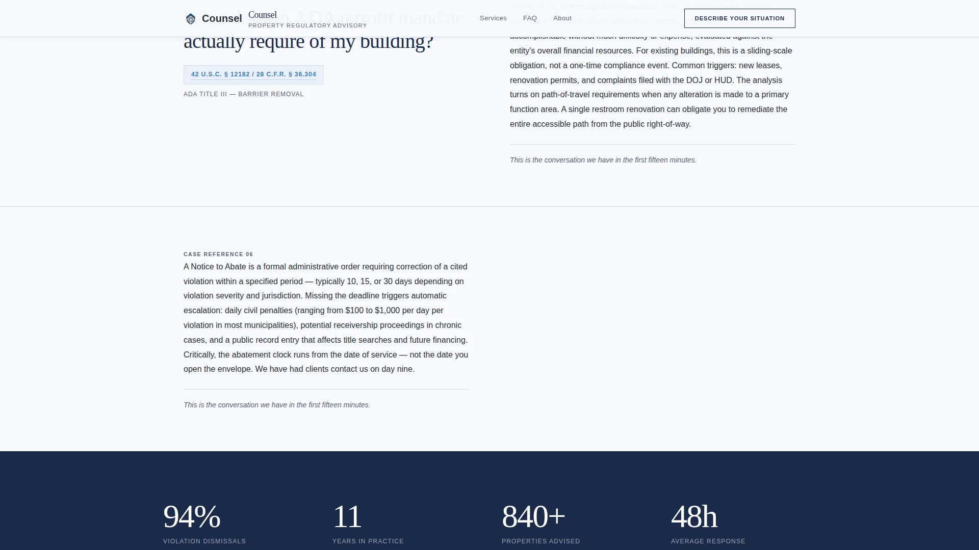 Real Estate Consulting Booking Website Template