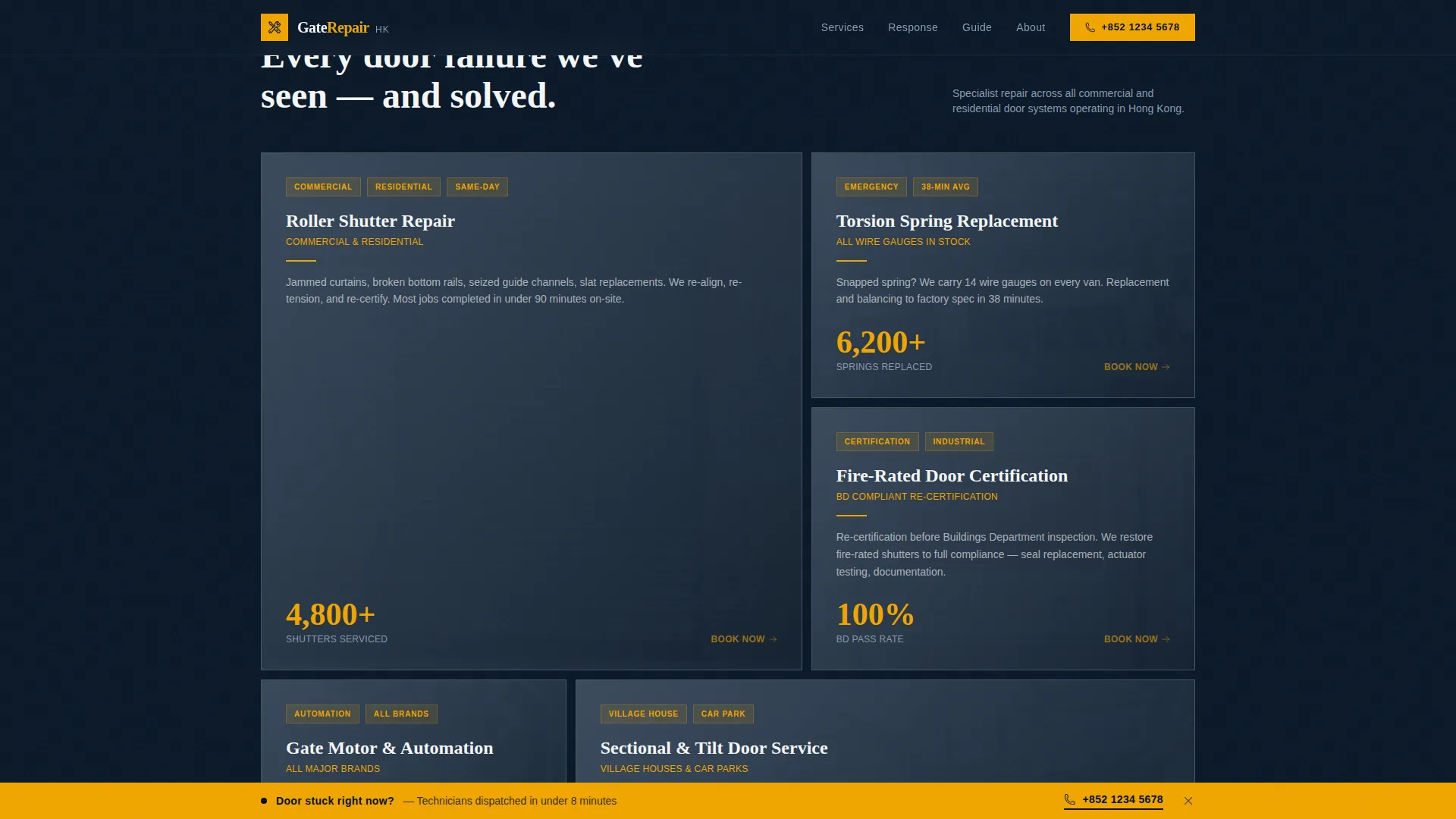 Authoritative Repair | Free Website Template | Rocket