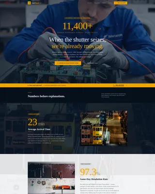 Authoritative Repair | Free Website Template | Rocket