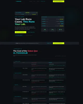Forensic Vertical SaaS Directory Website Template