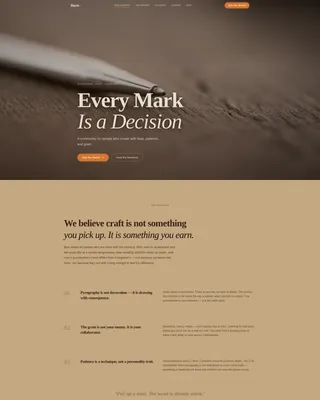 Hobby & Passion Content Blog Website Template