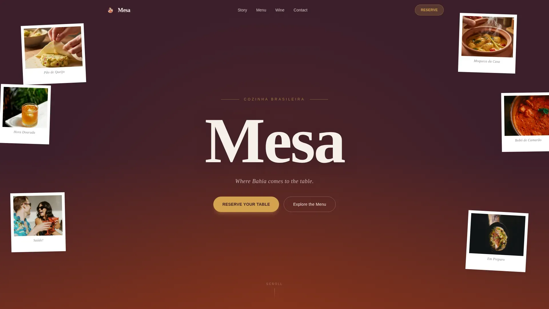 Artisan Brazilian Dining | Free Website Template | Rocket