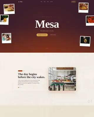 Artisan Brazilian Dining | Free Website Template | Rocket