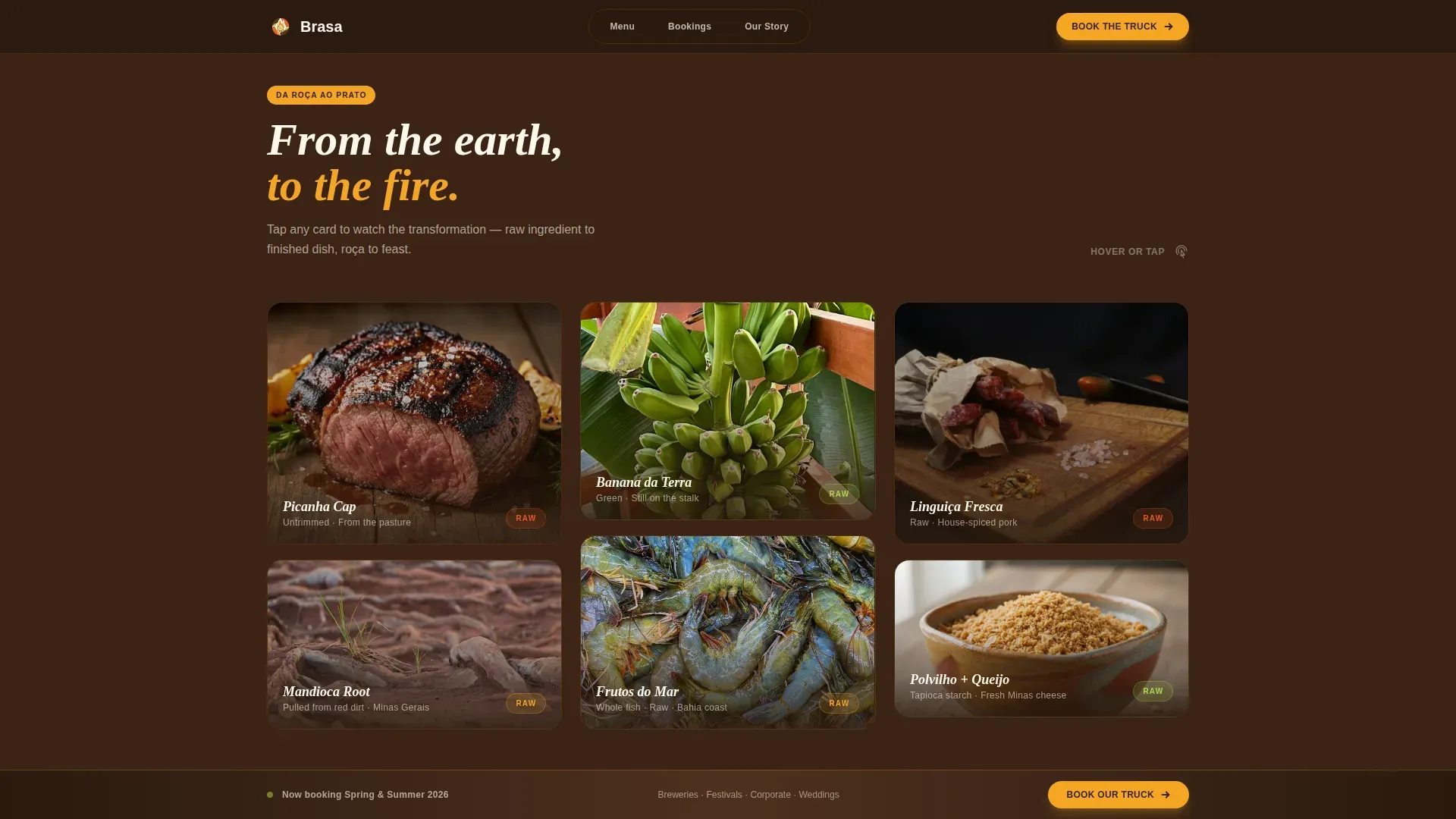 Artisan Brazilian Barbecue | Free Website Template | Rocket