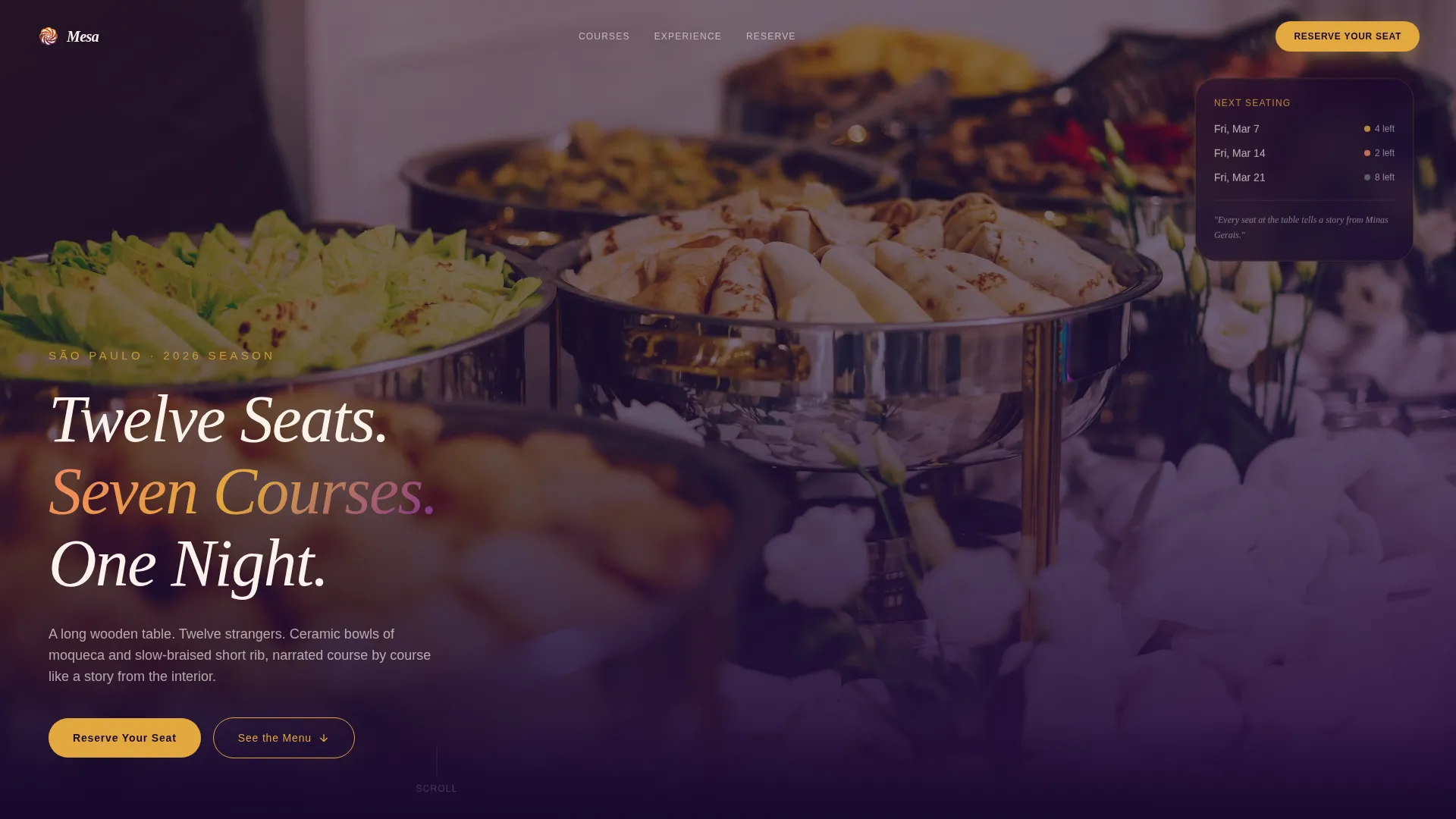 Immersive Brazilian | Free Website Template | Rocket