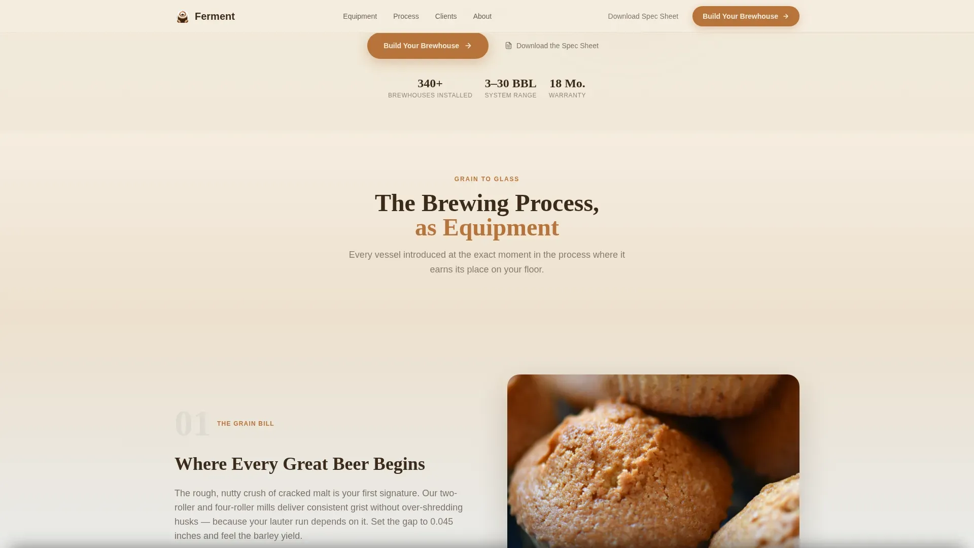 Artisan Fermentation Marketplace Landing Page Template