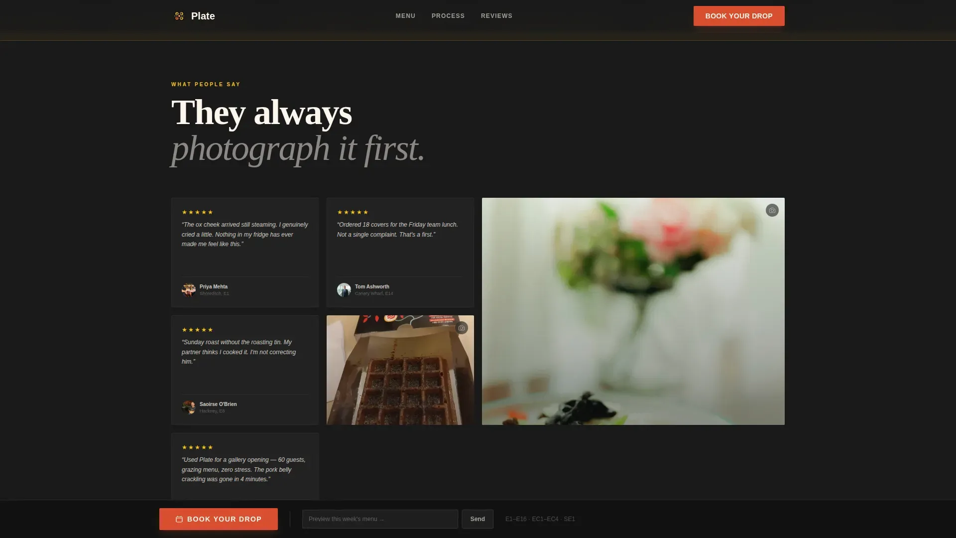 Elegant British Kitchen Landing Page Template