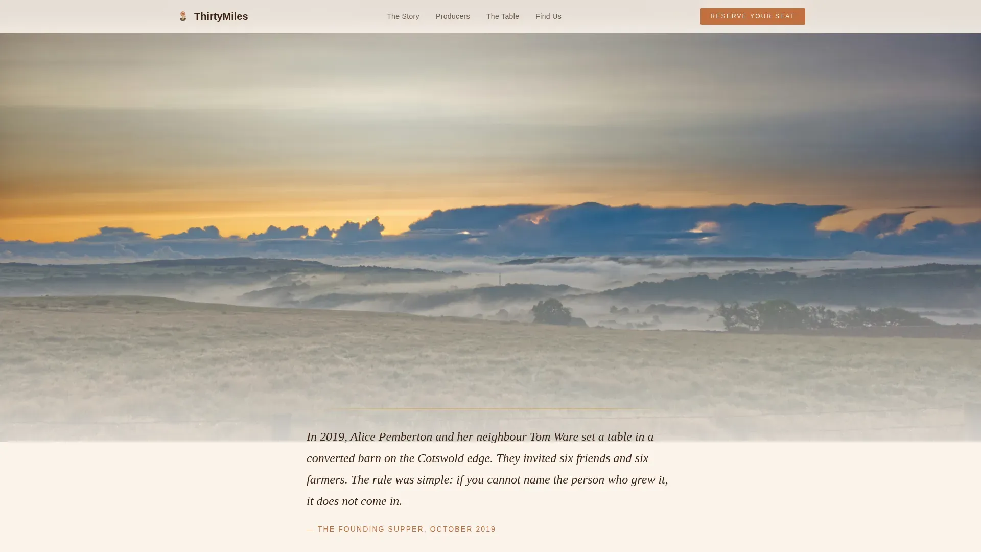 British Dining Booking Website Template