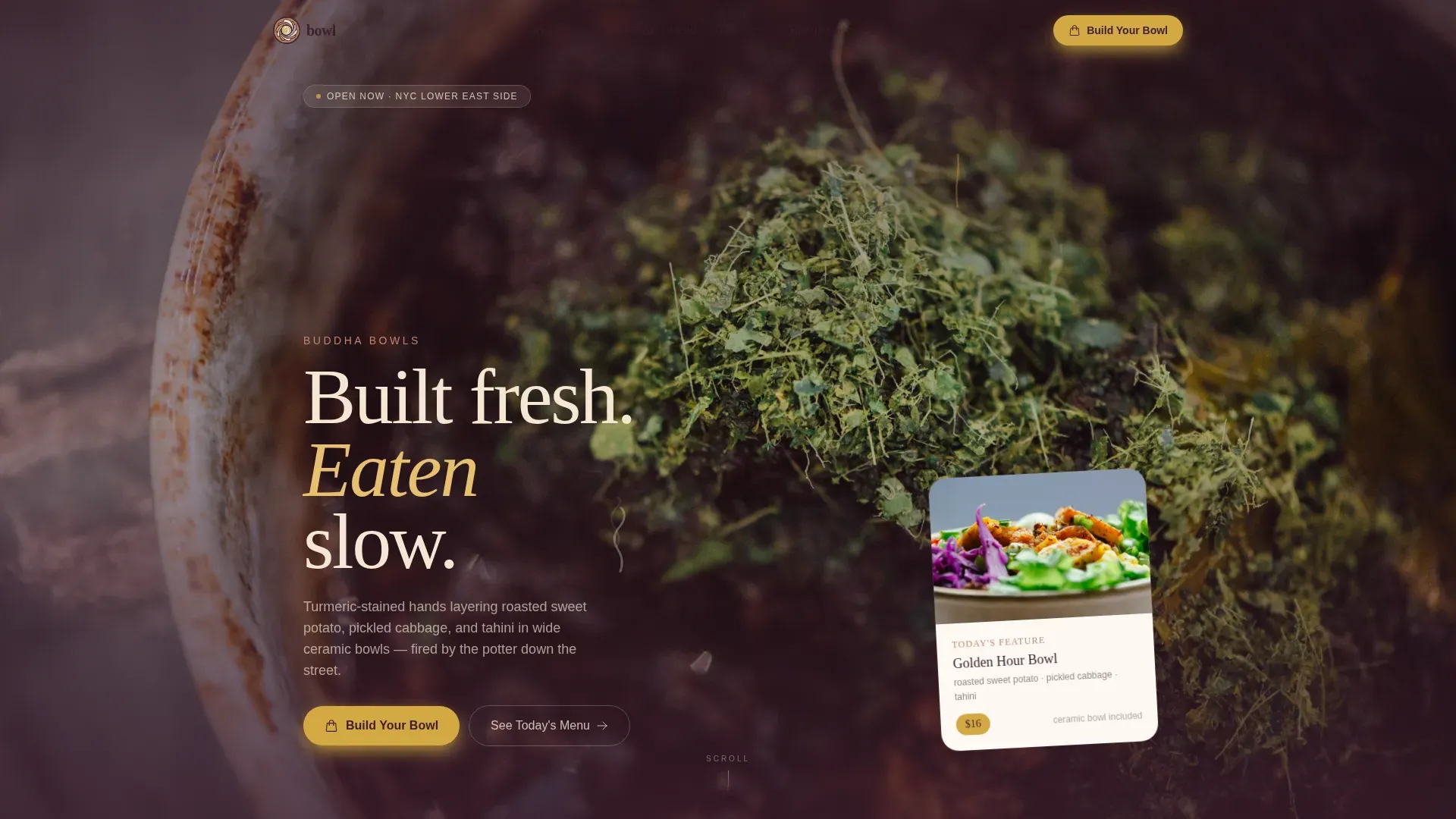 Premium Regional & Specialty Restaurant Professional Website Template