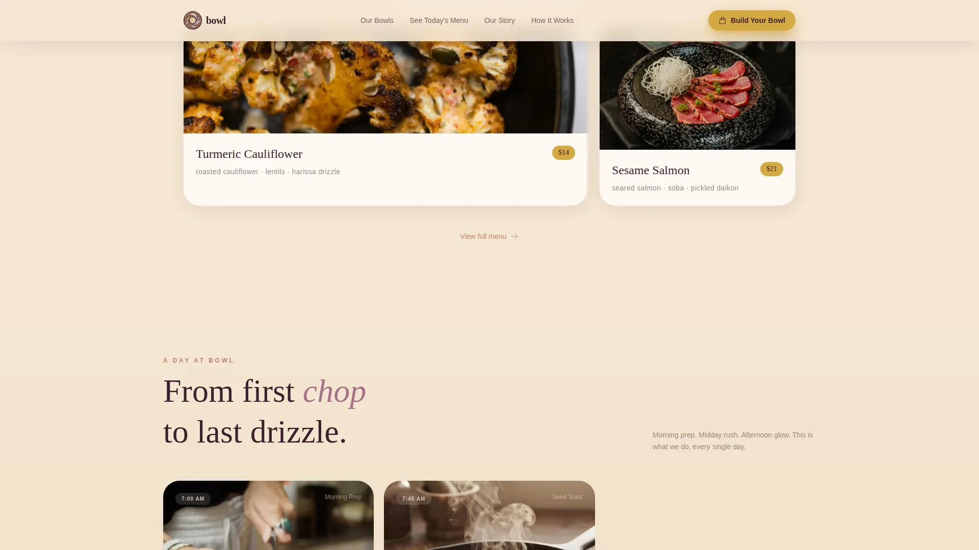 Premium Regional & Specialty Restaurant Professional Website Template