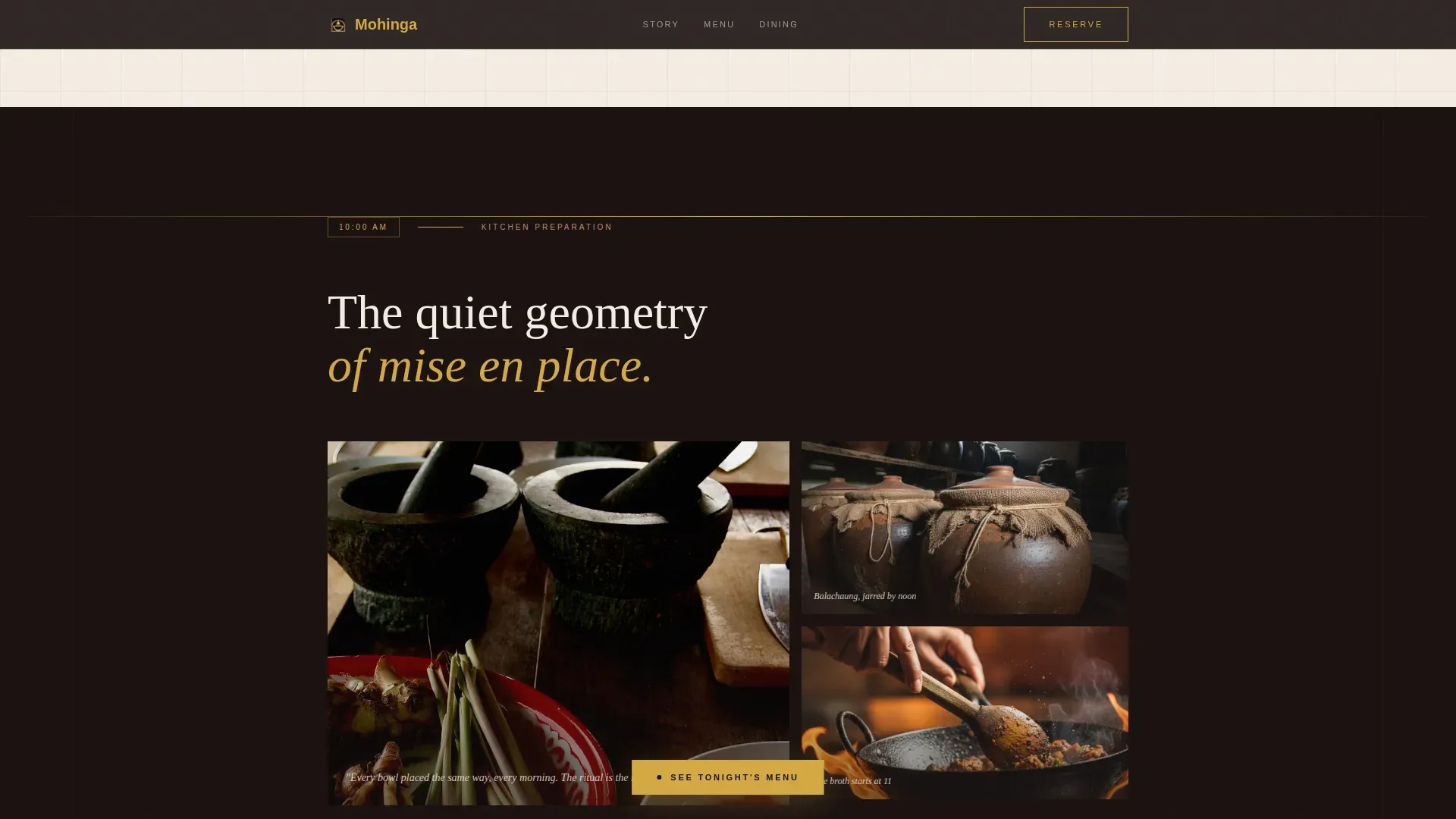 Regional & Ethnic Restaurant Professional Website Template