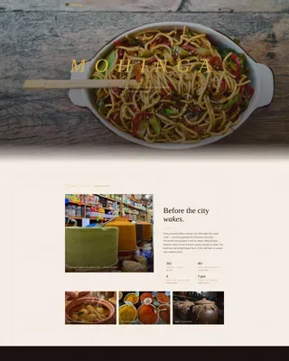 Regional & Ethnic Restaurant Professional Website Template