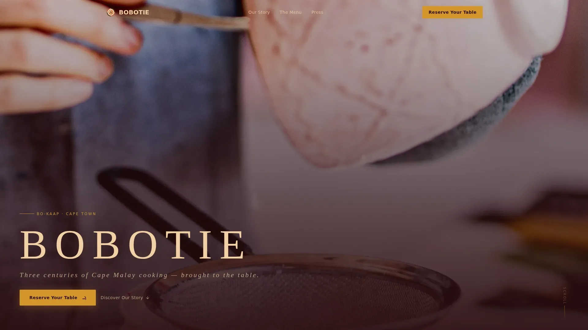 African Cuisine & Dining Booking Website Template