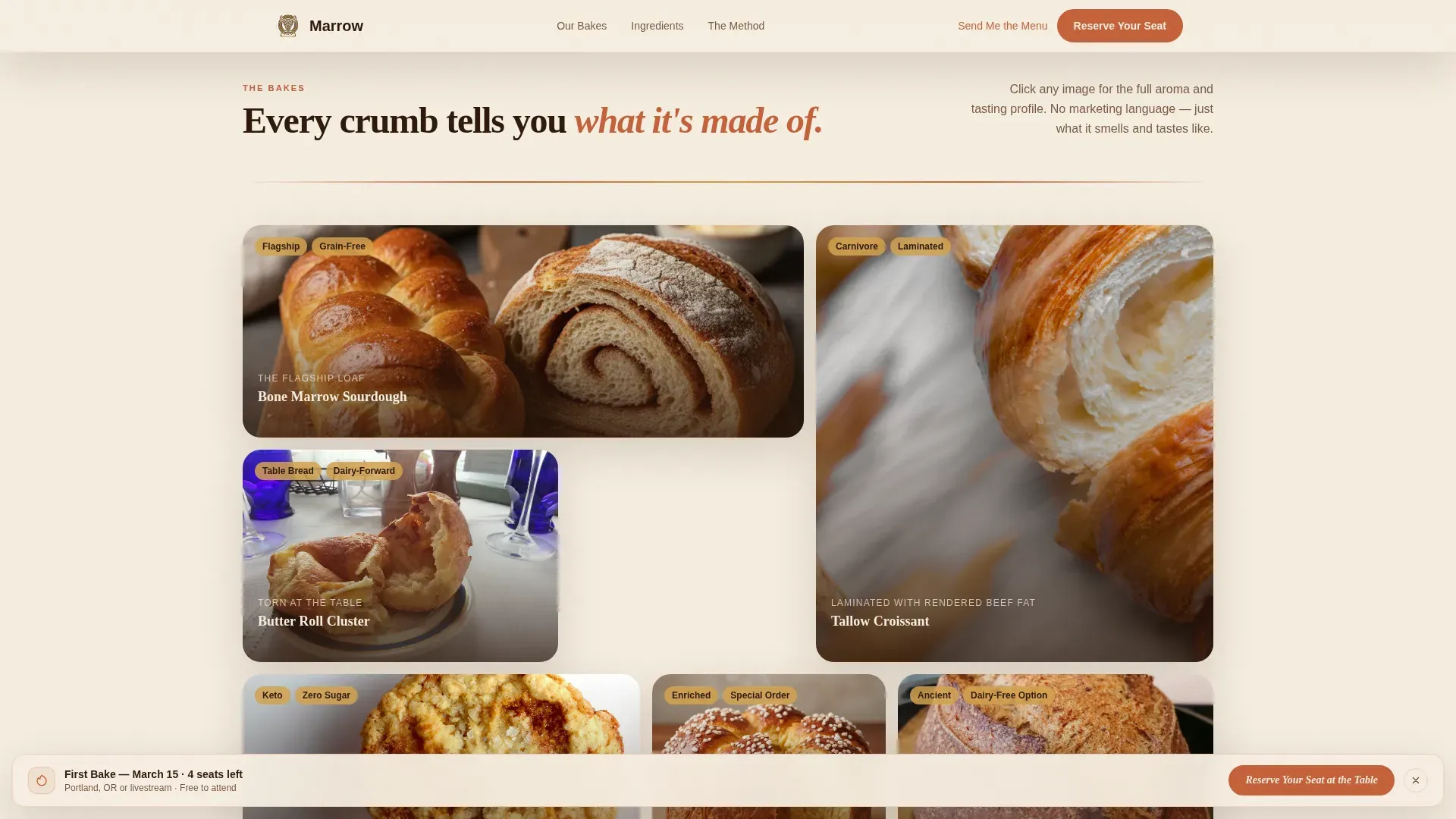 Carnivore Diet Food & Dining Professional Website Template