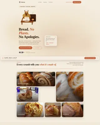 Carnivore Diet Food & Dining Professional Website Template