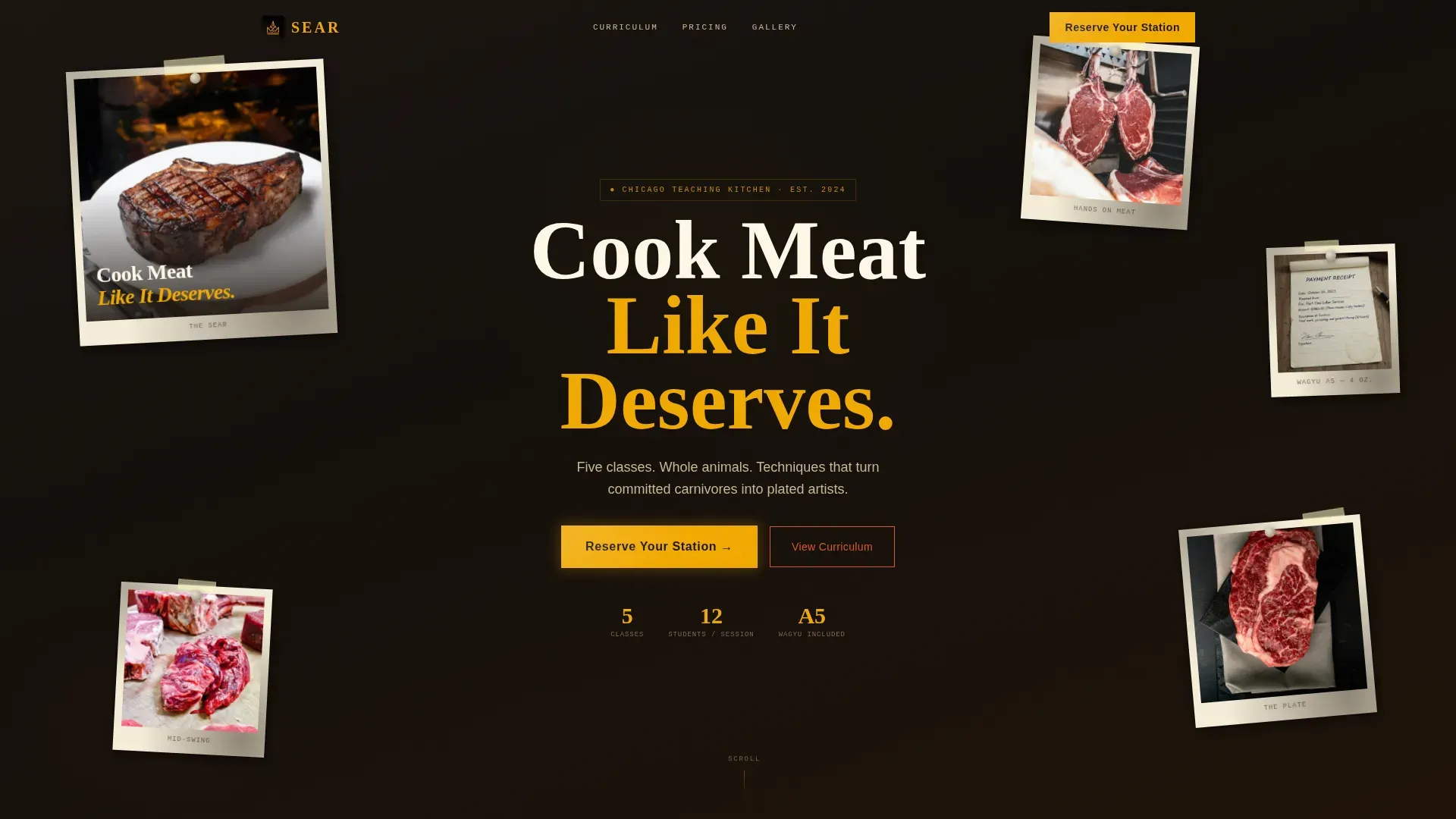 Carnivore Diet Food & Dining Pricing Website Template