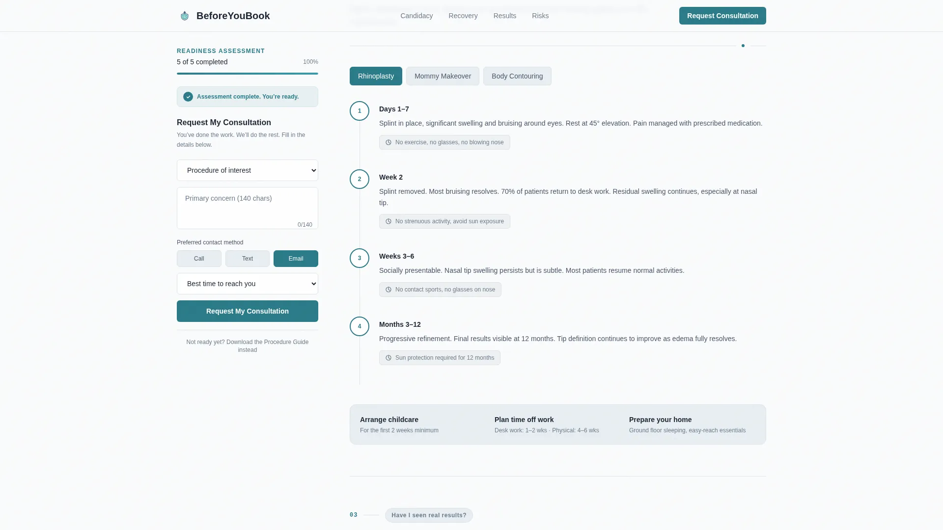Plastic Surgeon Professional Website Template