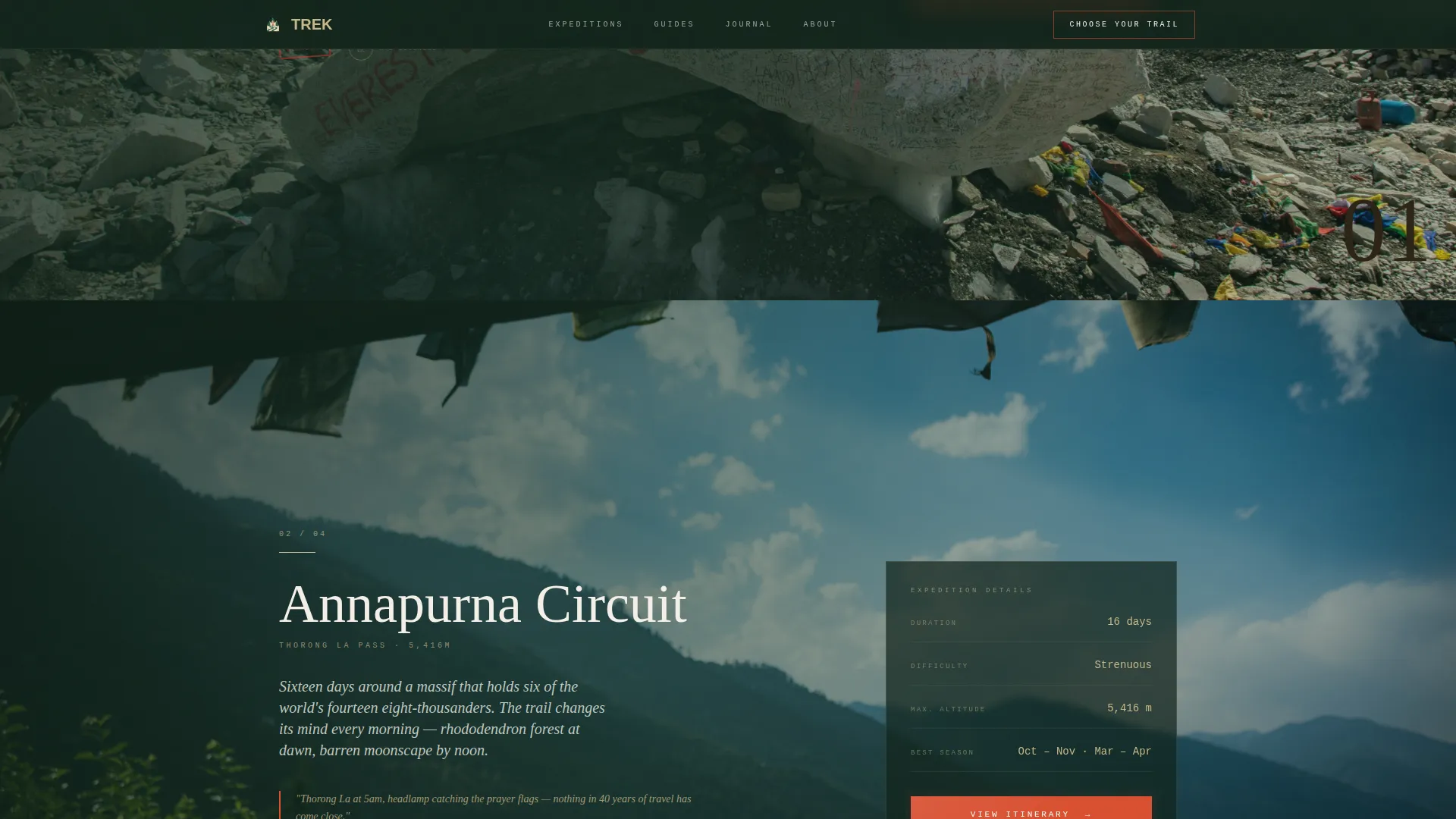 Nepal Travel Professional Website Template
