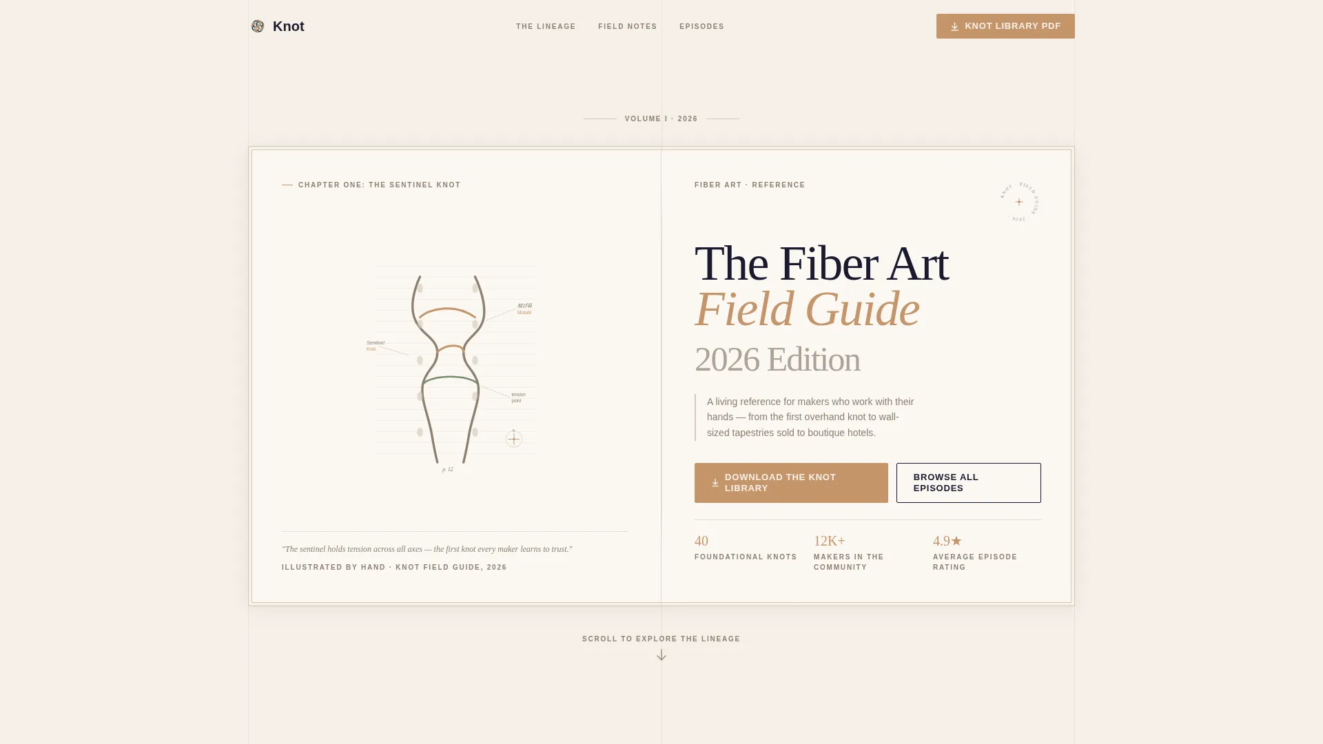 Macramé & Fiber Art Content Booking Website Template