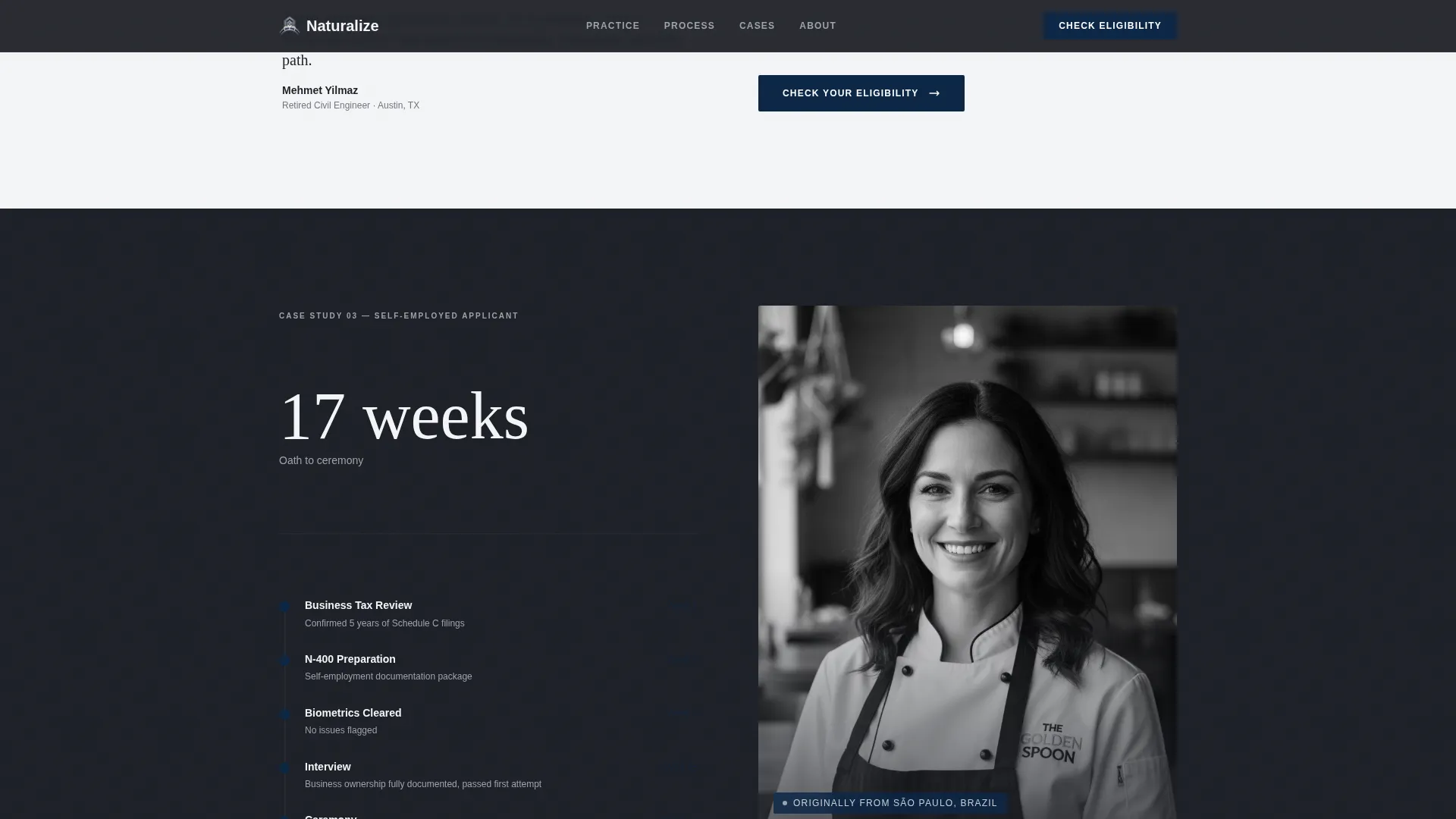 Immigration Law Reviews Website Template
