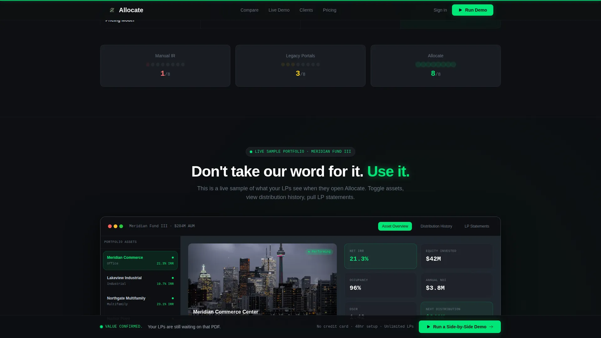 PropTech Startup Portfolio Website Template