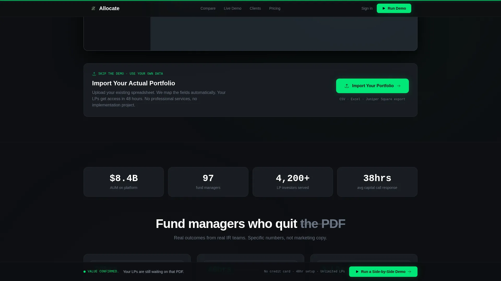 PropTech Startup Portfolio Website Template