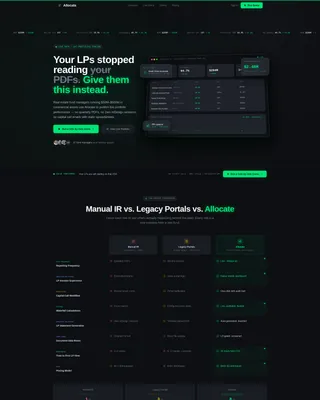 PropTech Startup Portfolio Website Template