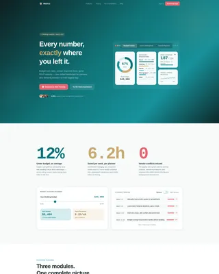 Wedding Software & SaaS Professional Website Template