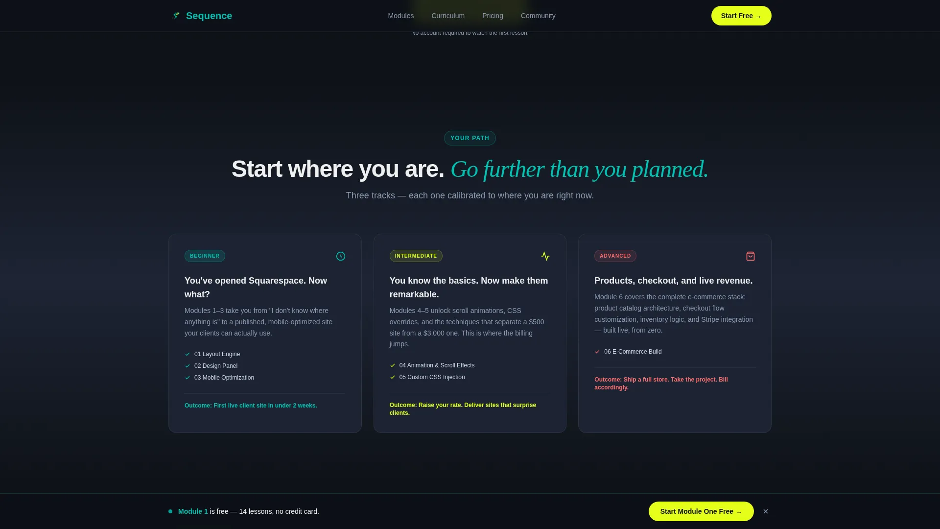 Dynamic Squarespace | Free Website Template | Rocket